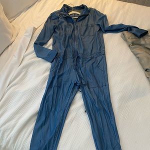 Enza Costa Denim Jumpsuit